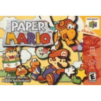 Nintendo 64 Paper Mario Paper Mario N64 Game Only - Nintendo 64 Game Paper Mario N64 - Game Only