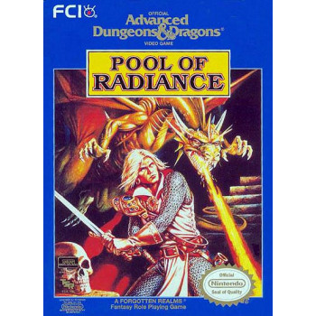 Nintendo NES Advanced Dungeons And Dragons Pool of Radiance (Cartridge Only)