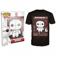 Novelty Funko T-shirt Pop Size Small Big Hero 6 Baymax Tech - Novelty Funko T-shirt Pop Size Small Big Hero 6 Baymax Tech