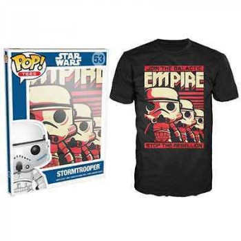 Novelty Funko T-shirt Pop Size Small Star Wars Stormtrooper Emp - Novelty Funko T-shirt Pop Size Small Star Wars Stormtrooper Emp