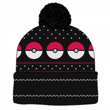 Novelty Hats Nintendo Pokemon Pokeball Pom Beanie - General Gaming Game Novelty Hats Nintendo Pokemon Pokeball Pom Beanie