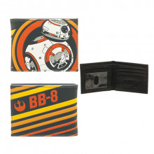 Novelty Wallet Star Wars: The Force Awakens Bb-8 Bi-fold - General Gaming - Novelty Wallet Star Wars: The Force Awakens Bb-8 Bi-fold