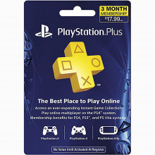 PS3 - PS4 - Subscription Card - PSN Live - 3 Month Membership - PS3/PS4/PSvita Compatible (Sony)