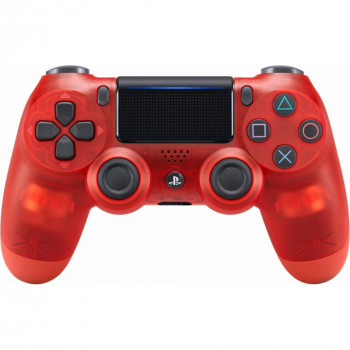 PS4 Controller Wireless DualShock 4 Crystal Red Sony - PS4 Controller - Wireless - DualShock 4 - Crystal Red (Sony)