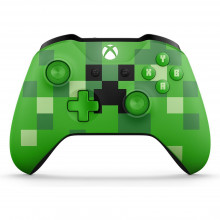 Xbox One S Controller Wireless 3.5mm Minecraft Creeper Microsoft - Controller - Wireless - 3.5mm - Minecraft Creeper (Microsoft) Xbox One S for Xbox One