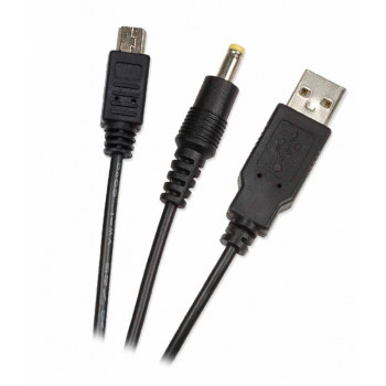 PSP/PS3 Universal 2 in 1 Data & USB Charge Cable Multi Device Compatible - General Gaming Game PSP/PS3 Universal 2 in 1 Data & USB Charge Cable Multi Device Compatible