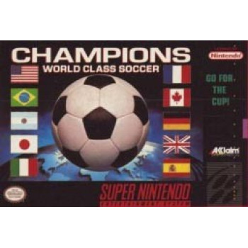 Super Nintendo Champions World Class Soccer Cartridge Only SNES - Super Nintendo Games Game SNES