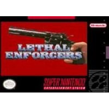 Super Nintendo Lethal Enforcers Cartridge Only SNES - Super Nintendo Lethal Enforcers (Cartridge Only). For Super Nintendo Games SNES