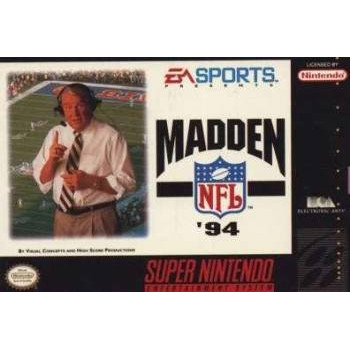 Super Nintendo Madden NFL '94 Pre-Played - SNES