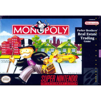 Super Nintendo Monopoly Cartridge Only SNES - Super Nintendo Games - SNES