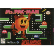 Super Nintendo Ms. Pac-Man SNES Ms Pacman - Super Nintendo Ms. Pac-Man. For Super Nintendo SNES Ms Pacman