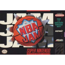 Super Nintendo NBA Jam Pre-Played Original Packaging