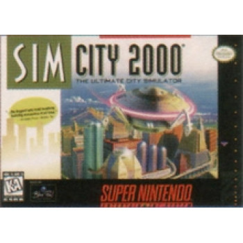 Super Nintendo SimCity 2000 Pre-Played SNES - Super Nintendo SimCity 2000 Pre-Played SNES