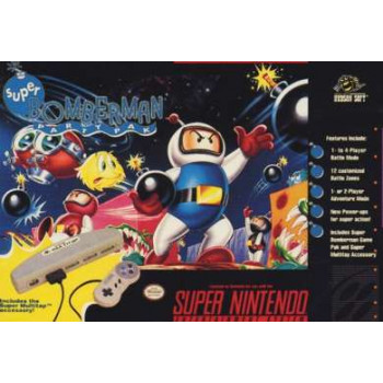 Super Nintendo Super Bomberman SNES Super Bomber Man Game Only - Super Nintendo - SNES Super Bomber Man - Game Only