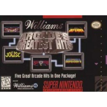 Super Nintendo Williams Arcade's Greatest Hits Cartridge Only SNES - Super Nintendo Games - SNES