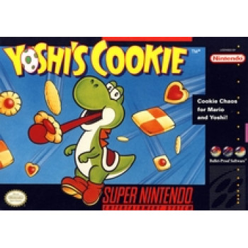 Super Nintendo Yoshi's Cookie Pre-Played SNES - Super Nintendo Yoshi's Cookie Pre-Played SNES for Super Nintendo Console