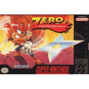 Super Nintendo Zero the Kamikaze Squirrel Pre-Played - SNES