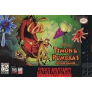 Super Nintendo Timon & Pumbaa's Jungle Games Pre-Played - SNES