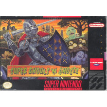 Super Nintendo Super Ghouls 'N Ghosts SNES Box With Insert - Super Nintendo Super Ghouls 'N Ghosts. For Super Nintendo SNES - Box With Insert