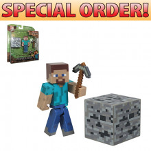 So Toy Minecraft Action Figure 3' Core Steve With Accessory 9 Pack - So Toy Minecraft Action Figure 3' Core Steve With Accessory 9 Pack for General Gaming Console