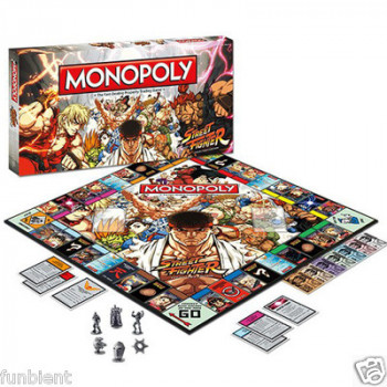 Street Fighter Monopoly Board Game Collectors Edition - Street Fighter Monopoly Board Game Collectors Edition for Classic Board Games Console