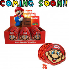 Super Mario Brick Breaking Candy Tins 18 Pack by Nintendo - General Gaming - Super Mario Brick Breaking Candy Tins 18 Pack by Nintendo