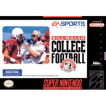 Super Nintendo Bill Walsh College Football (Cartridge Only)