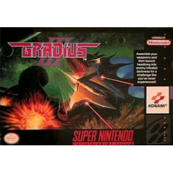 Super Nintendo Gradius III SNES Game Only - Super Nintendo Gradius III SNES - Game Only