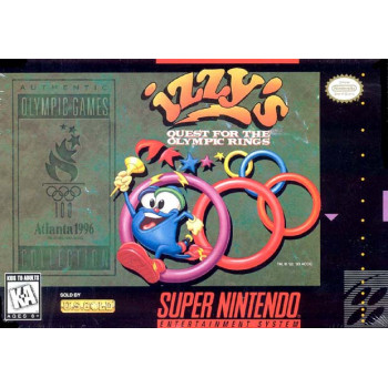 Super Nintendo Izzys Quest for the Olympic Rings Cartridge Only - Super Nintendo Izzys Quest for the Olympic Rings (Cartridge Only) for Super Nintendo