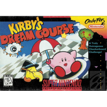 Super Nintendo Kirby's Dream Course SNES Kirby's Dream Course Game Only - Super Nintendo Kirby's Dream Course SNES Kirby's Dream Course - Game Only