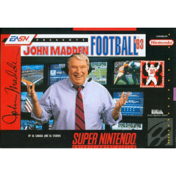 Super Nintendo John Madden Football '93 Cartridge Only SNES - Super Nintendo Games Game SNES