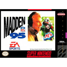 Super Nintendo Madden 95 Cartridge Only - Super Nintendo Madden 95 (Cartridge Only). For Super Nintendo Games Super Nintendo Madden 95 (Cartridge Only)