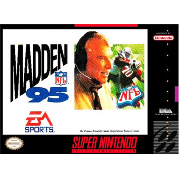 Super Nintendo Madden 95 Cartridge Only - Super Nintendo Madden 95 (Cartridge Only). For Super Nintendo Games Super Nintendo Madden 95 (Cartridge Only)