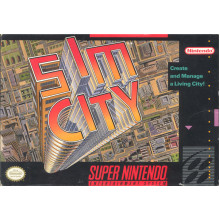 Super Nintendo SimCity Pre-Played - SNES