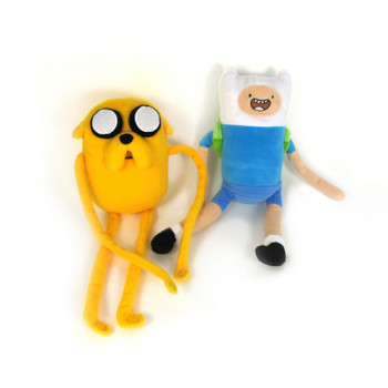 Toy Adventure Time Deluxe Plush Jake And Finn 2 Pc Assortment 1 Finn And 1 Jake - Toy Adventure Time Deluxe Plush Jake And Finn 2 Pc Assortment (1 Finn And 1 Jake)