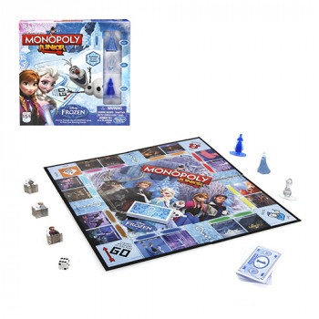 Toy Board Game Frozen Monopoly Jr. hasbro - Toy Board Game Frozen Monopoly Jr. (hasbro) for General Gaming Console