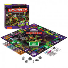 Teenage Mutant Ninja Turtles Nickelodeon Edition Monopoly - Classic Board Games - Teenage Mutant Ninja Turtles Nickelodeon Edition Monopoly