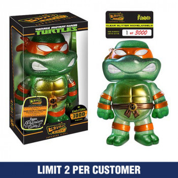 Toy Hikari Sofubi Vinyl Figure Clear Michelangelo Limited Edition - General Gaming Game Toy Hikari Sofubi Vinyl Figure Clear Michelangelo Limited Edition