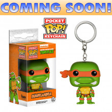 Toy Pocket Pop Keychain- Vinyl Figure Teenage Mutant Ninja Turtles Michelangelo - General Gaming Game Toy Pocket Pop Keychain- Vinyl Figure Teenage Mutant Ninja Turtles Michelangelo