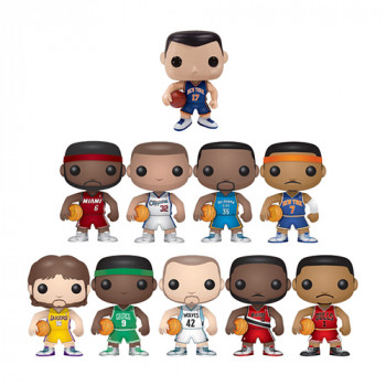 Toy Pop Vinyl Figure Nba 16pcs Assorted 3pc Lebron James 3pc Blake Griffin 2pc Derrick Rose 2pc Kevin Durant 1pc Kevin Love 1pc Carmelo Anthony 1pc Pau Gasol 1pc Rajon Rondo 1pc Lamarcus Aldridge 1pc Jeremy Lin knicks Uniform - General Gaming - Toy Pop Vi