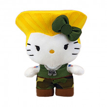 Toy Street Fighter X Sanrio Hello Kitty Guile Plush 11