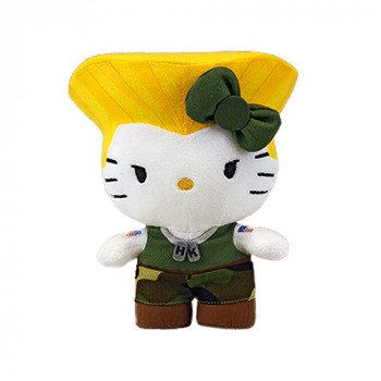 Toy Street Fighter X Sanrio Hello Kitty Guile Plush 6