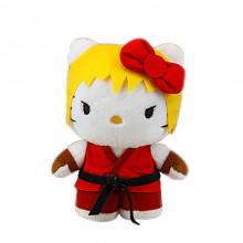 Toy Street Fighter X Sanrio Hello Kitty Ken Plush 11