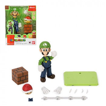 Toy Super Mario Action Figure Super Mario Bros. Action Figure Luigi - Toy Super Mario Action Figure Super Mario Bros. Action Figure Luigi