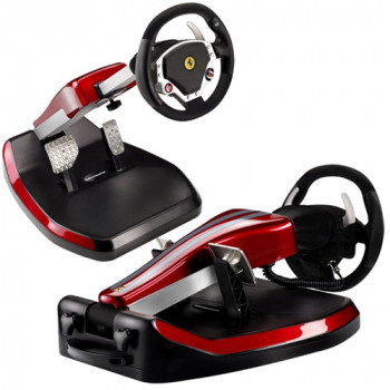 Universal Controller Wireless Ferrari Gt Cockpit-f430 Scuderia Racing Wheel thrustmaster - Universal Controller Wireless Ferrari Gt Cockpit-f430 Scuderia Racing Wheel (thrustmaster) for General Gaming Console