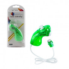 Wii Controller Rock Candy Nunchuk Green pdp - Wii Controller Rock Candy Nunchuk Green (pdp) for General Gaming