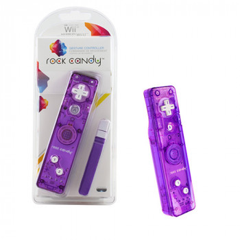 Wii Controller Rock Candy Purple pdp - General Gaming Game Wii Controller Rock Candy Purple (pdp)