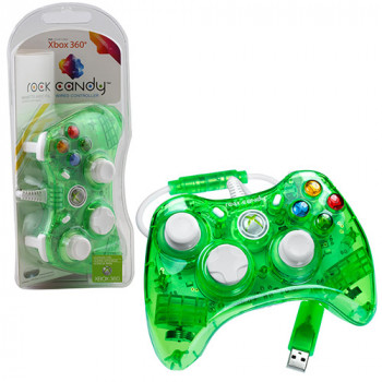 Xbox 360 Controller Rock Candy Green pdp - Xbox 360 Controller Rock Candy Green (pdp). For General Gaming Xbox 360 Controller Rock Candy Green (pdp)