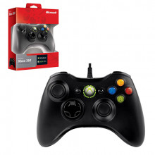 Xbox 360 Controller Wired Eu Version Black microsoft - General Gaming Game Xbox 360 Controller Wired Eu Version Black (microsoft)