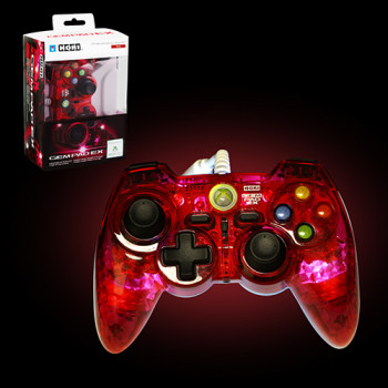 Xbox 360 Controller Wired Gem Pad Ruby hori - Xbox 360 Controller Wired Gem Pad Ruby (hori) for General Gaming